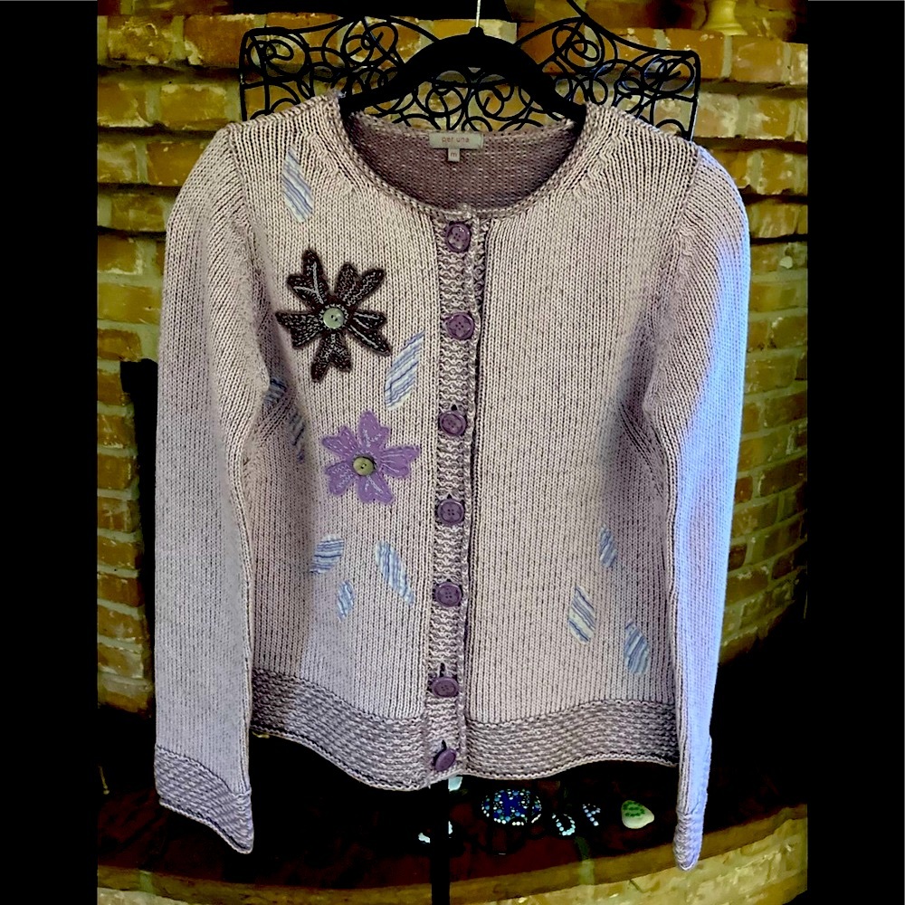 Per una Purple Spring Sweater